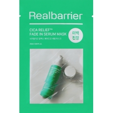 Маска тканинна заспокійлива Real Barrier Cicarelief Rx Fade In Serum Mask 25mlх1ea