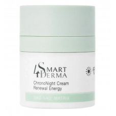 Відновлювальний екзосомальний нічний крем з NAD+ Smart4Derma ChronoNight Cream Renewal Energy 50 мл