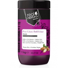 Маска для блиску та гладкості Real Natura SEM SAL PRO-LISOS ANTI FRIZZ ARGAN
