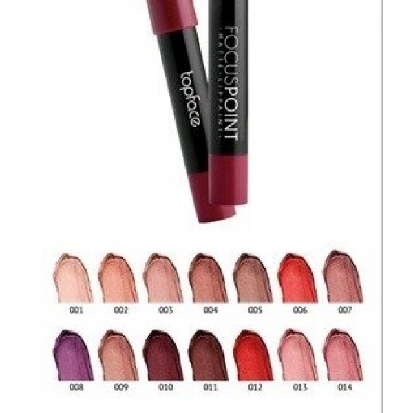Помада-олівець для губ TopFace Focus Point Matte Помада-олівець для губ TopFace Focus Point Matte
