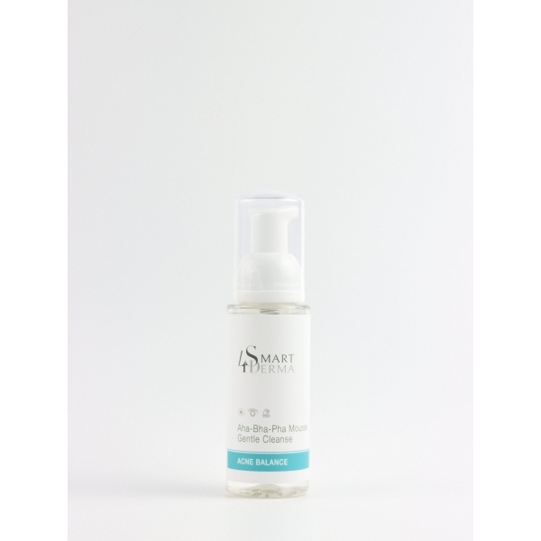 Очищаюча мультикислотна пінка для жирної, комбінованої шкіри Smart4Derma Acne Balance, 80 мл