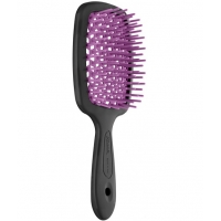 Щітка для волосся Janeke Superbrush The Original Italian Patent Чорна з фуксією