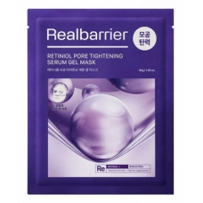 Гідрогелева маска з ретинолом для звуження пор Real Barrier Retinol Pore Tightening Serum Gel Mask 30 ml