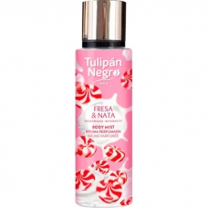 Міст для тіла "Полуничний крем" Tulipan Negro Body Mist