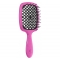 Щітка для волосся Janeke Superbrush The Original Italian Patent Рожева з чорним