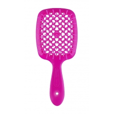 Щітка для волосся Janeke Superbrush The Original Italian Patent Неоново-рожева