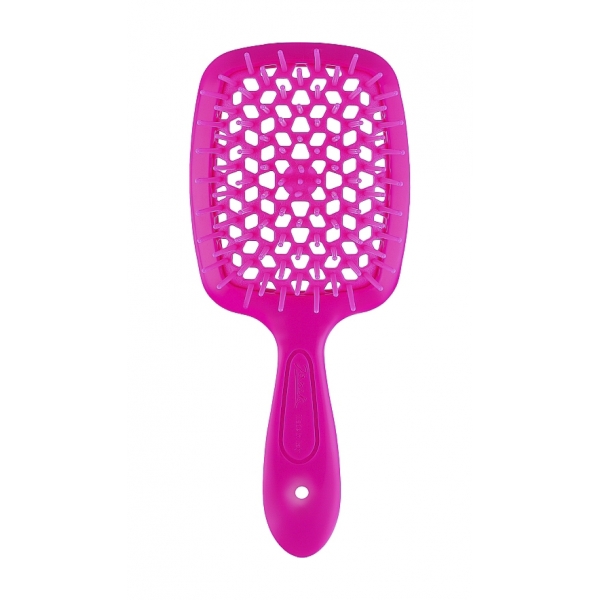 Щітка для волосся Janeke Superbrush The Original Italian Patent Неоново-рожева