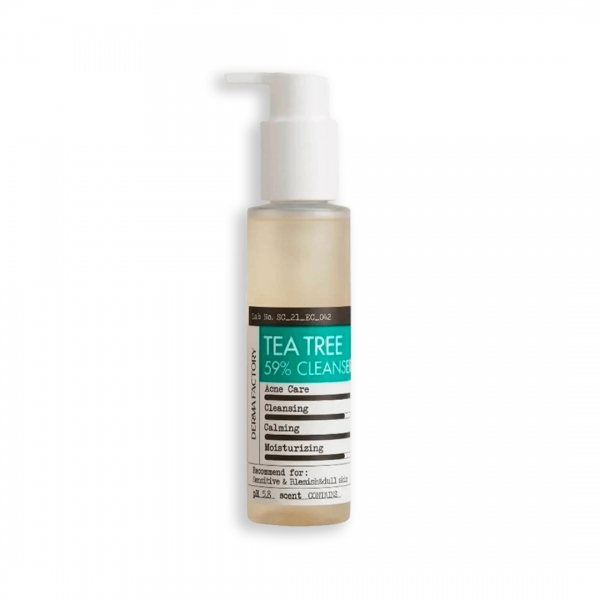 Заспокійливий та протизапальний гель для вмивання Tea Tree 59% Cleanser Derma Factory