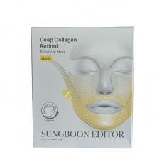 Маска-ліфтинг з колагеном та ретинолом Sungboon Editor Deep Collagen Retinol Tension Boost-Up Mask