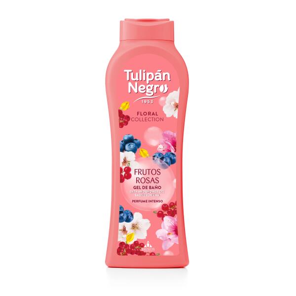 Гель для душу "Рожеві фрукти" Tulipan Negro Floral Collection Bath And Shower Gel