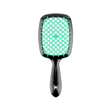 Щітка для волосся Janeke Superbrush The Original Italian Patent Чорна з бірюзовим