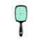 Щітка для волосся Janeke Superbrush The Original Italian Patent Чорна з бірюзовим