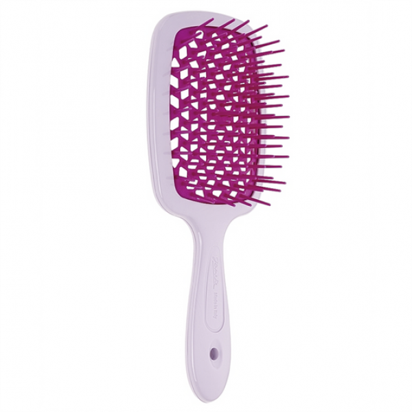 Щітка для волосся Janeke Superbrush The Original Italian Лавандова з фуксією