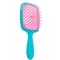 Щітка для волосся Janeke Superbrush The Original Italian Patent Бірюзова з рожевим