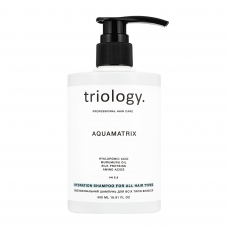 Зволожувальний шампунь для всіх типів волосся Aquamatrix Triology.