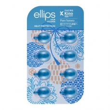 Капсули для волосся з вітамінами та екстрактом блакитного лотоса Ellips Hair Vitamins Pure Natura, 8*1 мл