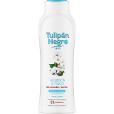 Гель для душу "Бавовна і тальк" Tulipan Negro Shower Gel