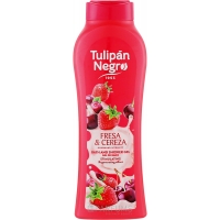 Гель для душу "Полуниця та вишня" Tulipan Negro Shower Gel