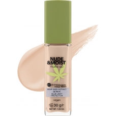 Тональний крем для обличчя Bell Hypoallergenic Nude & Moist 02 beige, 30 г