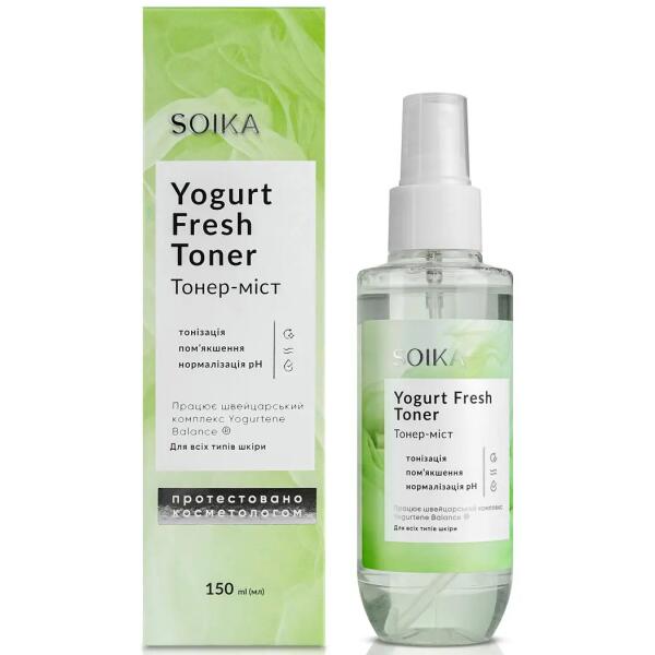 Тонер- міст для обличчя Soika Yogurt Fresh Toner