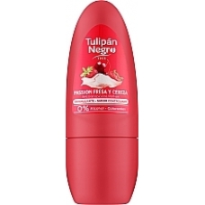 Дезодорант кульковий "Полуниця та вишня" Tulipan Negro Deo Roll-On