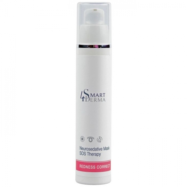 Нейроседативна заспокійлива маска «SOS-терапія» Smart4Derma Redness Correct, 50 мл