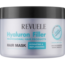 Маска для волосся з гіалуроновою кислотою, кератином та Омега 3-6-9 Revuele Hyaluron Filler Hair Mask