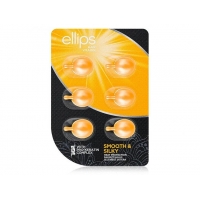 Капсули для відновлення волосся з про-кератиновим комплексом Ellips Smooth & Silky With Pro-Keratin Complex, 6шт по 1мл