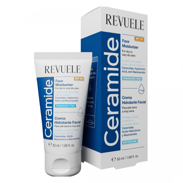 Зволожуючий крем для обличчя з керамідами SPF 25 Revuele Ceramide Face Moisturizer