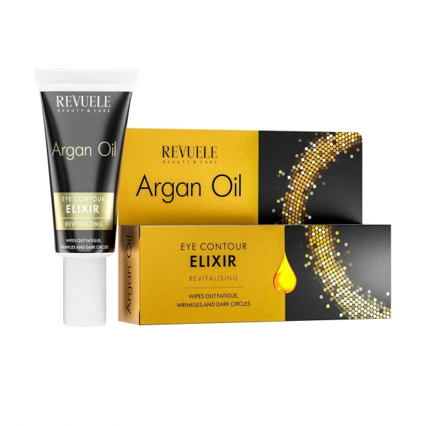 Омолоджувальний еліксир для контуру очей Revuele Argan Oil Elixir