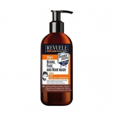 Гель для миття волосся, обличчя та тіла Revuele Men Care Barber Salon 3in1 Beard, Face & Hair Wash