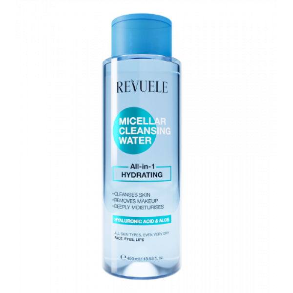 Вода міцелярна очищуюча ВСЕ-В-1 HYDRATING Revuele