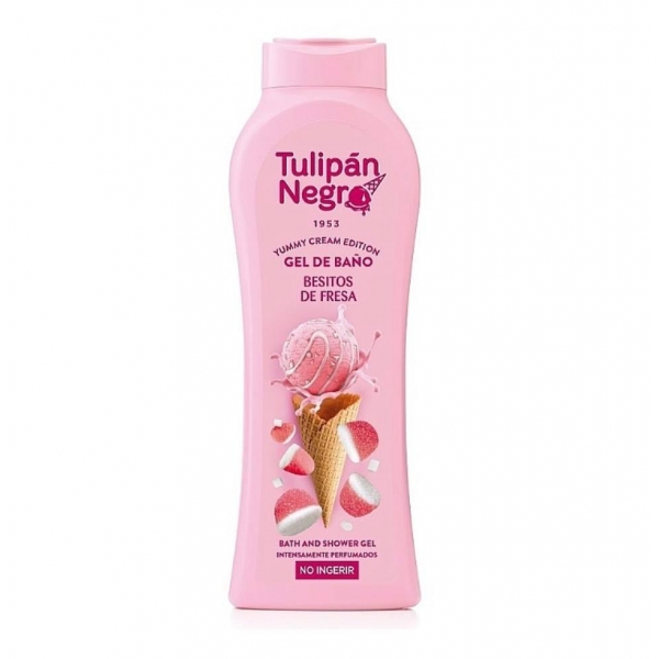 Гель для душу "Полуничний поцілунок" Tulipan Negro YUMMY CREAM
