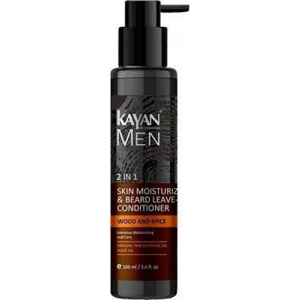 Бальзам для обличчя і бороди зволожуючий Kayan Professional Men Skin Moisturizing Face & Beard