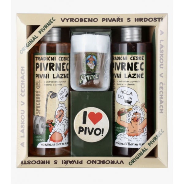 Подарунковий набір (для тіла та волосся) для чоловіків Bohemia Gifts & Cosmetics Beer