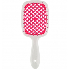 Щітка для волосся Janeke Small Superbrush Біло-малина