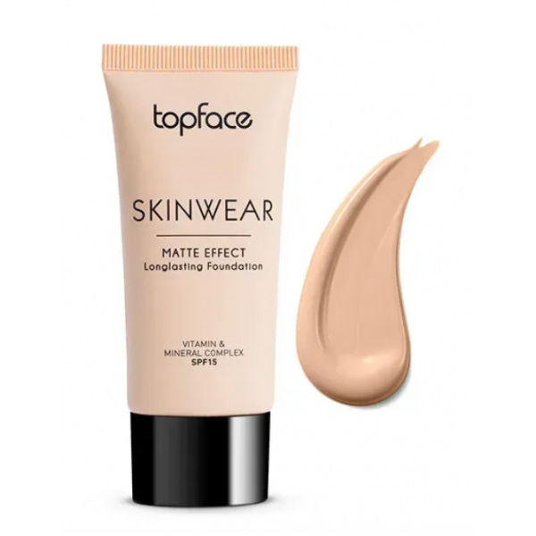 Тональний крем Topface Skinwear Matte Effect SPF 15 001