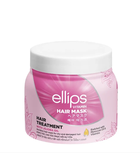 Маска для волосся Ellips Hair Vitamin Mask Treatment Терапія, з олією жожоба, 200 г