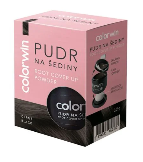 Пудра для маскування сивини та відрослих коренів волосся , Colorwin Root Cover Up Powder , 3.2 г