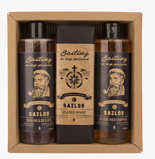 Чоловічий подарунковий набір Bohemia Gifts & Cosmetics Sailor