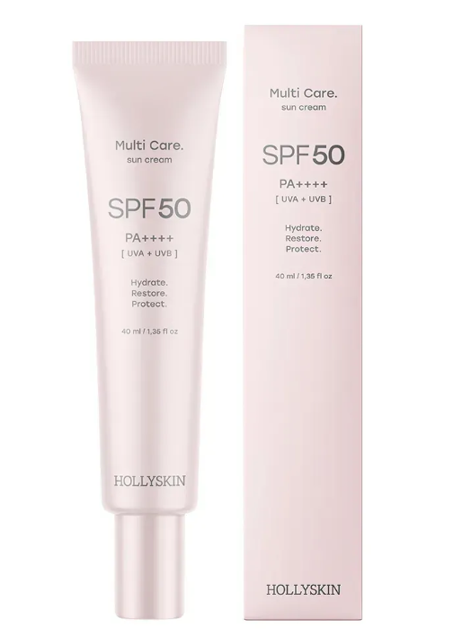 Сонцезахисний крем для обличчя HOLLYSKIN Multi Care. SPF 50