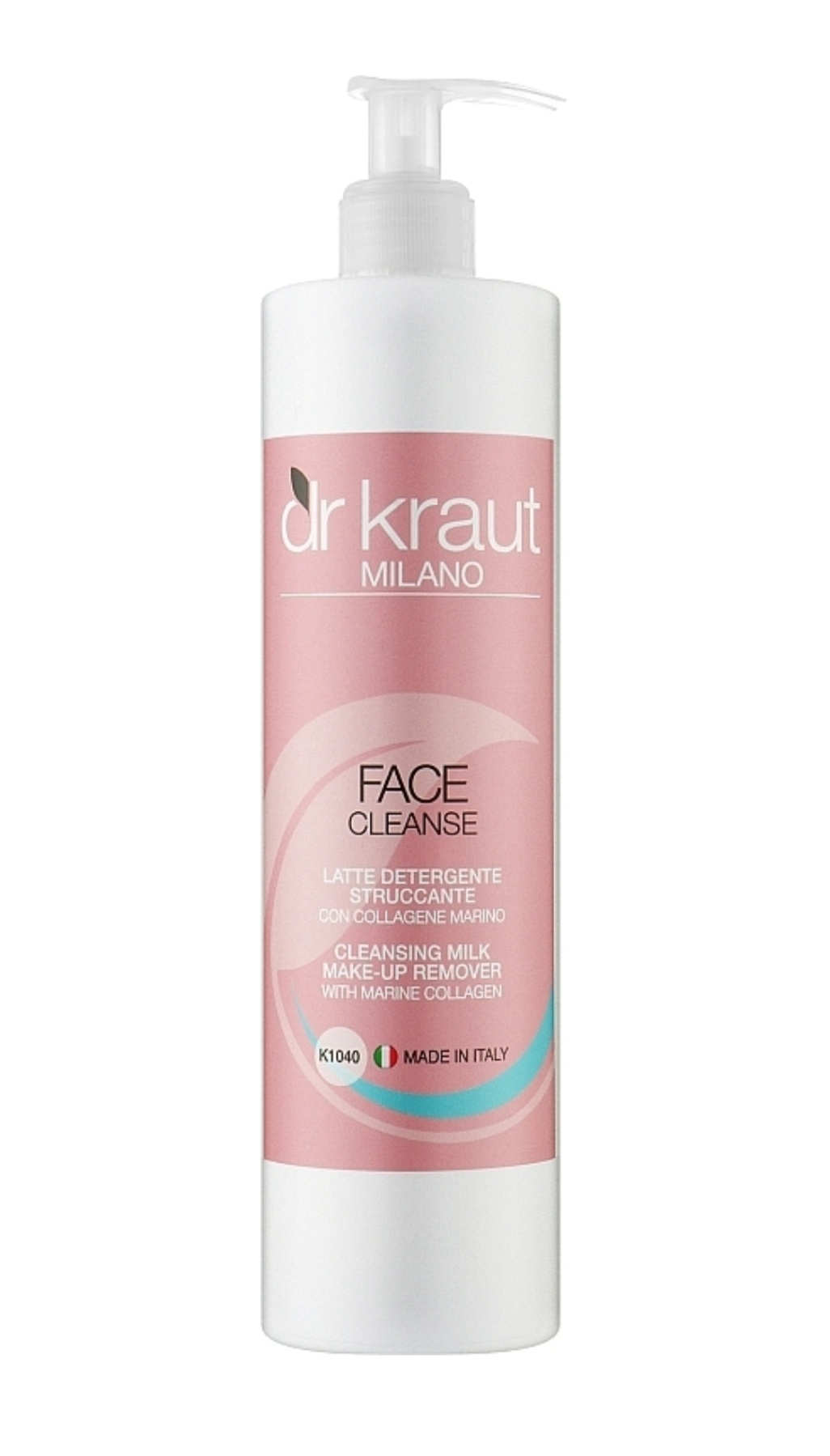 Молочко-ремувер очищувальне з морським колагеном для обличчя Dr. Kraut Cleansing Milk Make-Up Remover