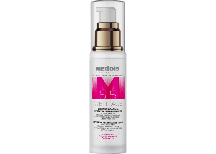 Сиворотка відновлююча інтенсивної дії Meddis Well Age Menopause