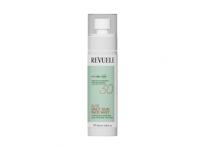 Спрей для обличчя Reveule сонцезахисний з алое вера SPF 30