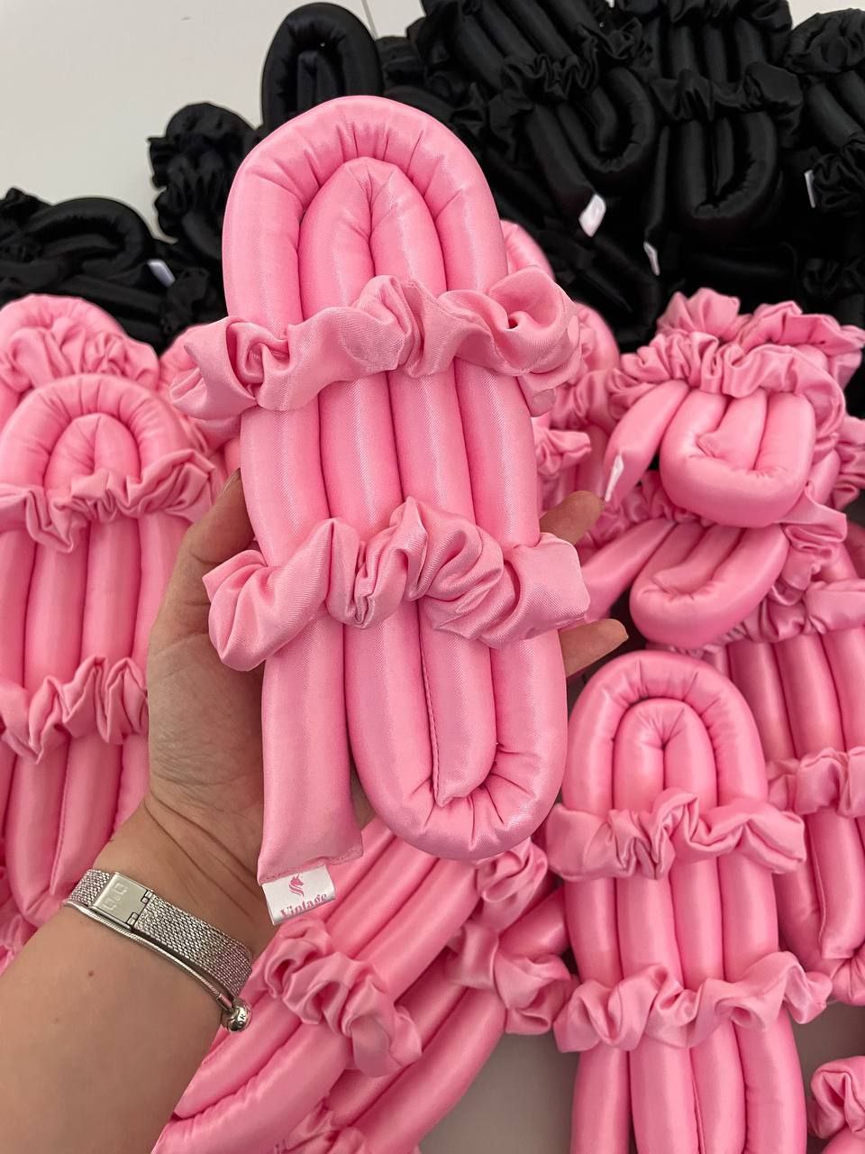 М’які бігуді з атласу