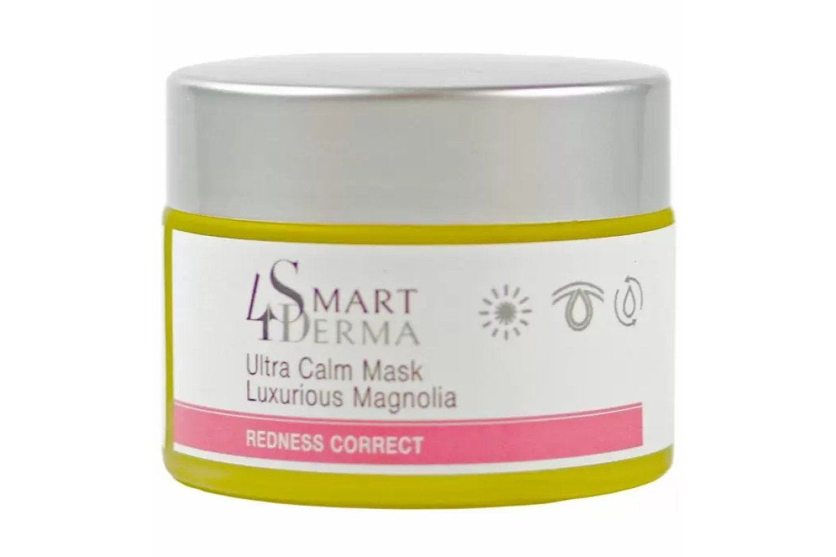 Інтенсивна зміцнююча маска «Розкішна магнолія» Smart4Derma Redness Corect, 50 мл