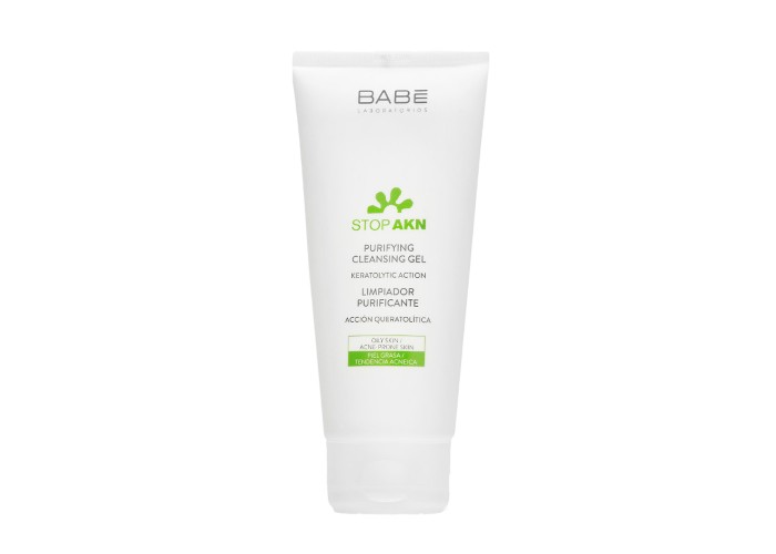 Гель для очищення жирної шкіри Babe StopAkn Microbiome Friendly