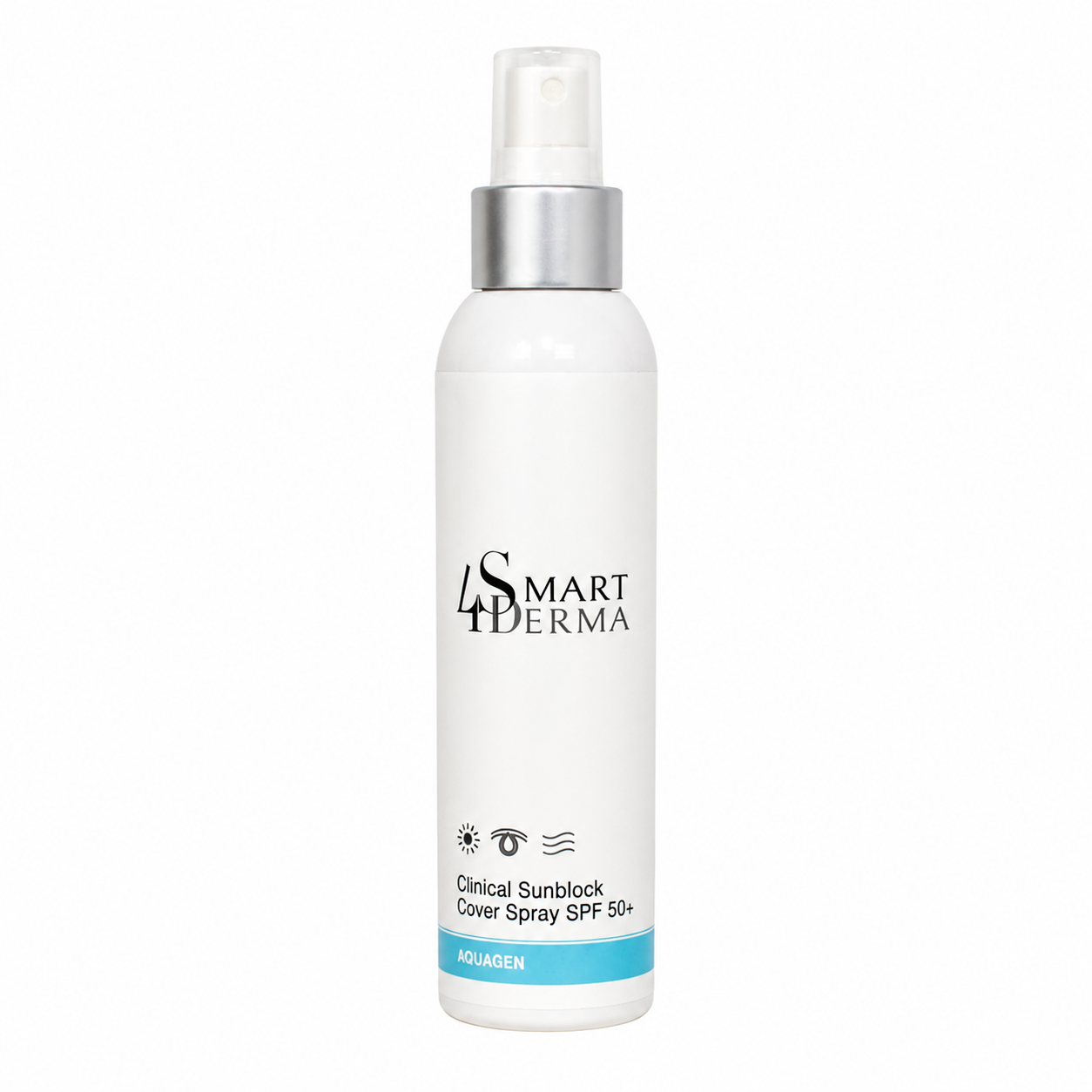 Захисний регенеруючий спрей Smart4Derma SPF 50+ Aquagen Clinical Sunblock Cover Spray, 150 мл