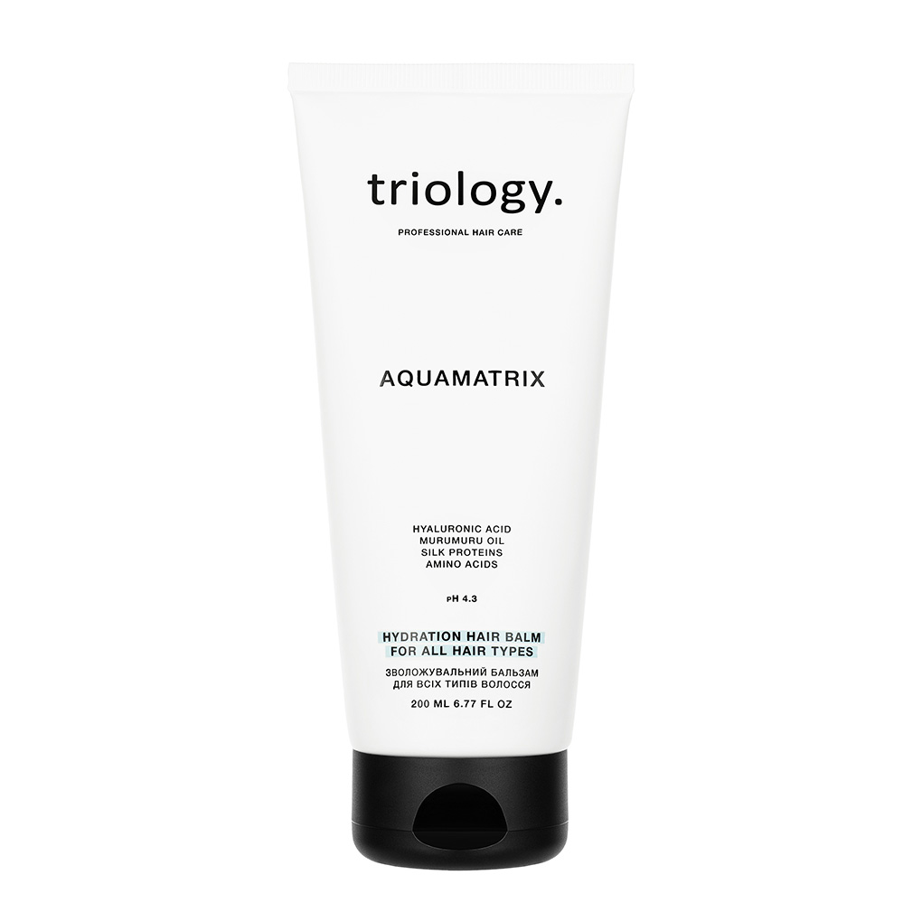 Зволожувальний бальзам для всіх типів волосся Aquamatrix Triology.