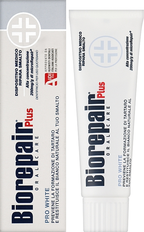 Зубна паста "Професійне відновлення та відбілення" Biorepair Plus Pro White